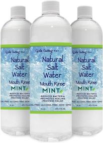 img 1 attached to 💦 15% Off Bundle Deal: 3 Pack of Natural Hand Mined Pink Himalayan Salt Water Rinse with Mint