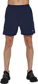 img 3 attached to DEMOZU Men's 5 Inch Running Shorts: Lightweight, Quick Dry Workout Athletic Gym Tennis Shorts with Pockets