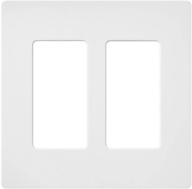 🏢 lutron claro 2 gang decorator wallplate sc-2-sw snow - sleek and stylish solution for your wallplate needs логотип