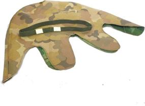 img 1 attached to 🎯 US M1 Mitchell Helmet Cover with Eye Strap Belt for WWII