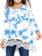 👚 arshiner girls' casual sleeve blouse t-shirt - clothing for youngsters logo