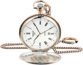 img 4 attached to ⌚ Stunning Tissot T Pocket White Watch: Elegant Timepiece T862 410 29 013 00