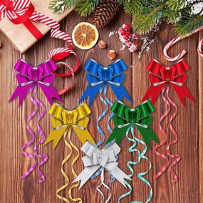 img 3 attached to 🎁 Sparkling Glitter Pull Bows: 120-Piece Set for Christmas, Wedding, and Gift Wrapping