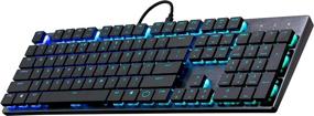 img 2 attached to Cooler Master SK650 Mechanical Keyboard with Cherry MX Low Profile Switches & Brushed Aluminum Design in Black Layout - Full Features