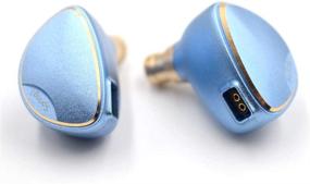 img 3 attached to 🎧 BQEYZ Spring1 Flagship HiFi Earbuds | Piezoelectric Dynamic Stereo In-Ear Monitors with Detachable Cable | Blue | Compatible with Smartphones, PC, Tablet