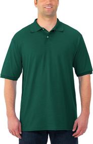 img 4 attached to 👕 Jerzees SpotShield Men's Stain Resistant Polo Shirts - Short & Long Sleeve