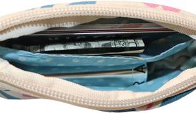 img 1 attached to Bungalow 360 Canvas Clutch Purse