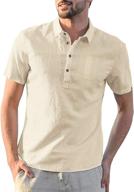 👕 stylish button-up shirts with rolled sleeves for a cool summer casual look logo