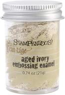 🏺 stampendous freg030 frantage embossing enamels in aged ivory shade logo