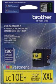 img 1 attached to 🟡 High-Performance Brother LC10EY Super High Yield Yellow Ink Cartridge - Exceptional Print Quality and Long-lasting Results