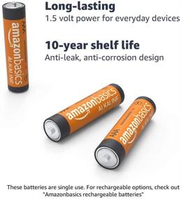 img 2 attached to 🔋 36 Pack of Amazon Basics AAA High-Performance Alkaline Batteries with 10-Year Shelf Life, Easy-to-Open Value Bundle