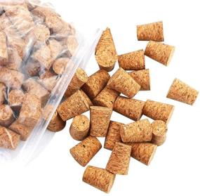 img 3 attached to 🍾 Pack of 100 #7 Tapered Cork Plugs - Premium Blank Wine Corks Stoppers, Replacement Corks for Bottles - 0.8 x 0.6 x 1 Inch