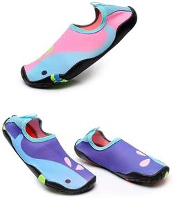 img 1 attached to Hutop Athletic Quick Dry Barefoot Lightweight Girls' Shoes