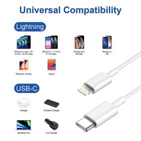 img 1 attached to Lightning Cable【Apple Certified】 Charging Compatible