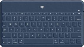 img 4 attached to Logitech Keys-to-Go Super-Slim Bluetooth Keyboard: Perfect for iPhone, iPad, Mac, Apple TV, & iPad Air 5th Gen (2022) - Classic Blue