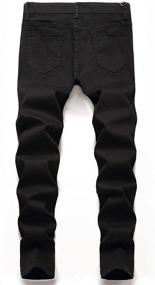 img 3 attached to 👖 Revamp Your Wardrobe with NEWSEE Stylish Destroyed Distressed Stretch Boys' Clothing