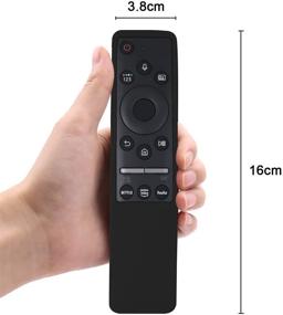 img 2 attached to 📺 BN59-01312A Voice Remote with Case for Samsung Smart TV QN Series - Enhanced Control and Protection