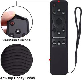 img 3 attached to 📺 BN59-01312A Voice Remote with Case for Samsung Smart TV QN Series - Enhanced Control and Protection