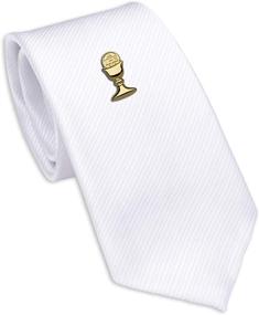 img 3 attached to Burgundy Paisley Chalice Communion 45 Inch Boys' Accessories for Neckties