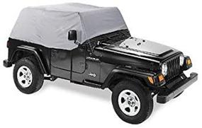 img 1 attached to 🚧 Pavement Ends - Bestop 41729-09 Charcoal Canopy Cover for 1997-2006 Wrangler TJ (Except Unlimited) - Enhance your Wrangler TJ's Style and Protection!