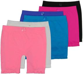 img 1 attached to 🩳 Stylish and Comfortable Gilbins Seamless Colors Shorts for Girls' Sports Clothing
