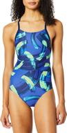 👙 adidas parley women's short-style swimwear logo