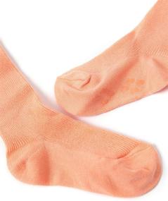 img 1 attached to 🧦 MooMooz Toddler Stockings: Cotton Ribbed Stretchy Tights in Candy Colors for Baby Girls - Knit Leggings