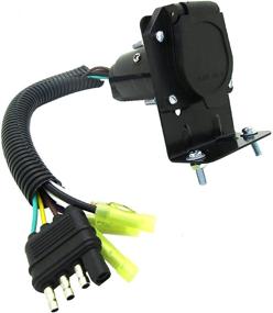 img 3 attached to 🔌 ANTO 4 Flat to 7 Way RV Trailer Light Custom Plug Wire Harness Electrical Converter Adapter: Streamline Your Trailer Lighting Setup!