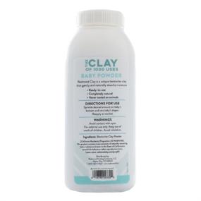 img 3 attached to 👶 Redmond Clay Baby Powder: Natural and Soothing for Your Little One - Available in Convenient Sizes