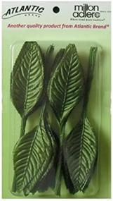 img 1 attached to 🌿 Moss Green Corsage Leaves, Ideal for Large Floral Arrangements