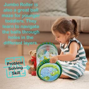 img 1 attached to 🏻 Splashin' Kids Infant Toys: Beginner Crawl Along Game Ball Drop Maze Tummy Time Activity Center
