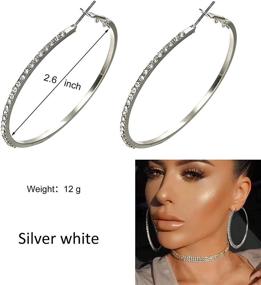 img 3 attached to ArBoXiA Crystal Drop Earrings: Stylish and Trendy Dangle Earrings for Women - 7 Pairs Gift Set