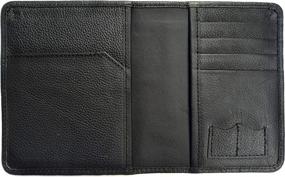 img 4 attached to Chalk Factory Genuine Leather Passport Travel Accessories in Passport Wallets