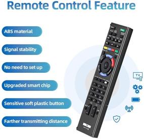 img 1 attached to 📺 Gvirtue Universal Replacement Remote Control for Sony Bravia HDTV LCD LED 3D Smart TV RM-YD102 RM-YD103