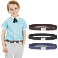 👶 adjustable elastic stretch toddler belts jasgood boys' accessories logo