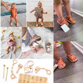 img 3 attached to 👶 Babelvit Soft Summer Sandals for Infant Baby Girls and Boys - Casual Flower Tassel Dress Shoe with Anti-Slip Rubber Sole for Outdoor Flats. Perfect Toddler First Walker Shoes.