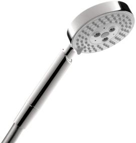 img 1 attached to Hansgrohe Raindance S Easy Install 4-inch Handheld Shower Head with Modern 3 RainAir, BalanceAir, and Whirl Functions (28504001)