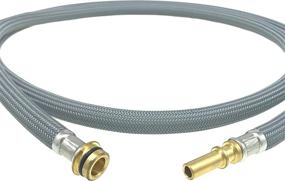 img 1 attached to 🚰 High-Quality 88624000 Kitchen Faucet Hose Replacement for Hansgrohe Pull Down Spray Hose - 59-inch Length by Awelife