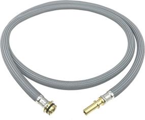 img 4 attached to 🚰 High-Quality 88624000 Kitchen Faucet Hose Replacement for Hansgrohe Pull Down Spray Hose - 59-inch Length by Awelife