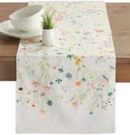 stylish and luxurious maison hermine colmar cotton runner for elegant dining décor логотип