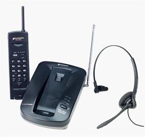 img 1 attached to Advanced Hands-Free Experience: Plantronics CT-901-HS 900 Mhz Single-Line Headset Telephone