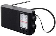 📻 sony icf-19 двухдиапазонное fm/am аналоговое портативное батарейное домашнее аудио радио черного цвета логотип