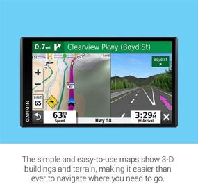 img 1 attached to 🗺️ Renewed Garmin DriveSmart 65 & Traffic: GPS Navigator with 6.95" Display, Hands-Free Calling, Traffic Alerts, and Road Trip Enrichment