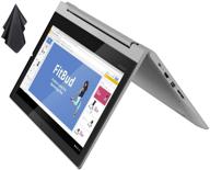 🔧 2021 lenovo flex 3 2-in-1 convertible chromebook: hd touchscreen, 4gb ram, 32gb emmc, chrome os - grey + oydisen cloth logo