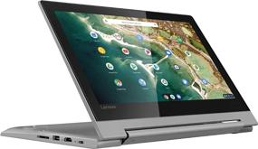 img 3 attached to 🔧 2021 Lenovo Flex 3 2 в 1 конвертируемый Chromebook: сенсорный экран HD, 4 ГБ ОЗУ, 32 ГБ eMMC, Chrome OS - серый + тканевая салфетка Oydisen