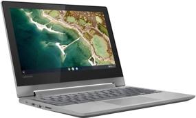 img 2 attached to 🔧 2021 Lenovo Flex 3 2 в 1 конвертируемый Chromebook: сенсорный экран HD, 4 ГБ ОЗУ, 32 ГБ eMMC, Chrome OS - серый + тканевая салфетка Oydisen