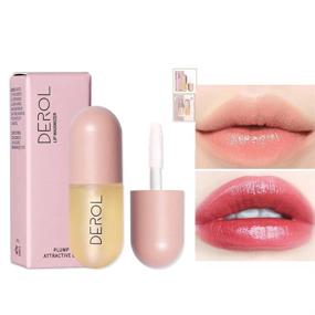 img 4 attached to 💋 Lip Plumper Gloss 5.5ml - Natural Lip Plumper & Lip Care Serum for Fuller Lips, Hydration, & Reducing Fine Lines - Enhancing Lip Gloss (1 Bottle)