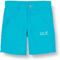 🩳 lightweight and durable jack wolfskin unisex nylon shorts for boys' clothing logo