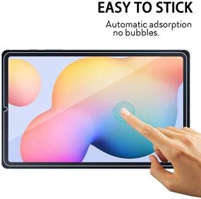 img 1 attached to 💎 Premium 3-Pack PULEN Tempered Glass Screen Protector for Samsung Galaxy Tab S6 Lite SM-P610/P615 | 9H Hardness, Bubble-Free & Scratch Resistant | 10.4 Inch