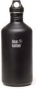 img 1 attached to Klean Kanteen 64-Ounce Shale Black Bottle with Loop Cap